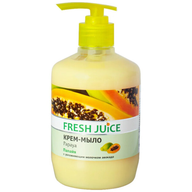 "Yangi sharbat" krem-sovun "Papaya", fl.460 ml  УТ-00005889