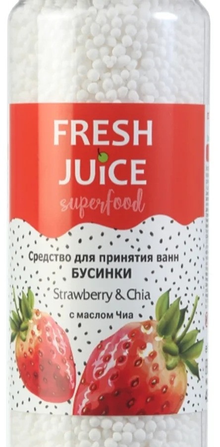 "Yangi sharbat" Superfood qulupnay va Chia hammom mahsulotlari, 450 g УТ-00006056