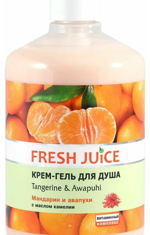 "Fresh Juice"Крем - гель для душа "Tangerine & Awapuhi", 750 мл УТ-00005974