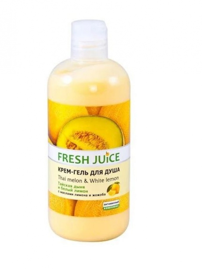 "Fresh Juice"Крем - гель для душа "Thai melon & White lemon", 500 мл. УТ-00005975