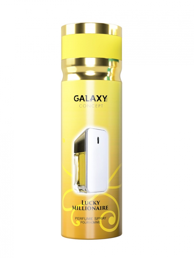 GALAXY PLUS CONCEPT PERFUME SPRAY 200ML - LUCKY MILLIONAIRE  УТ-00003647