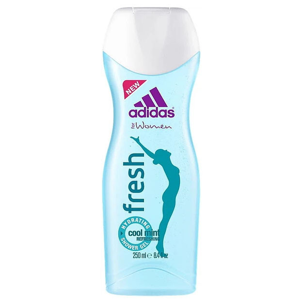 Гель для душа женский Adidas Fresh Cool Mint Refreshing 250 мл/ Adidas Fresh Hydrating Shower Gel Co УТ-00004788
