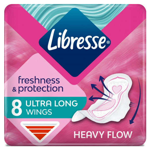 Ayollar uchun gigiena yostiqchalari LIBRESSE Classic Ul.Super w sw20x8p soft УТ-00004826