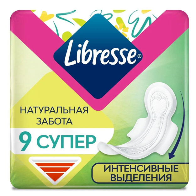 Ayollar uchun gigiena yostiqchalari LIBRESSE Nat.Care UltraSup.w sw 20x9pcs RU  УТ-00004822