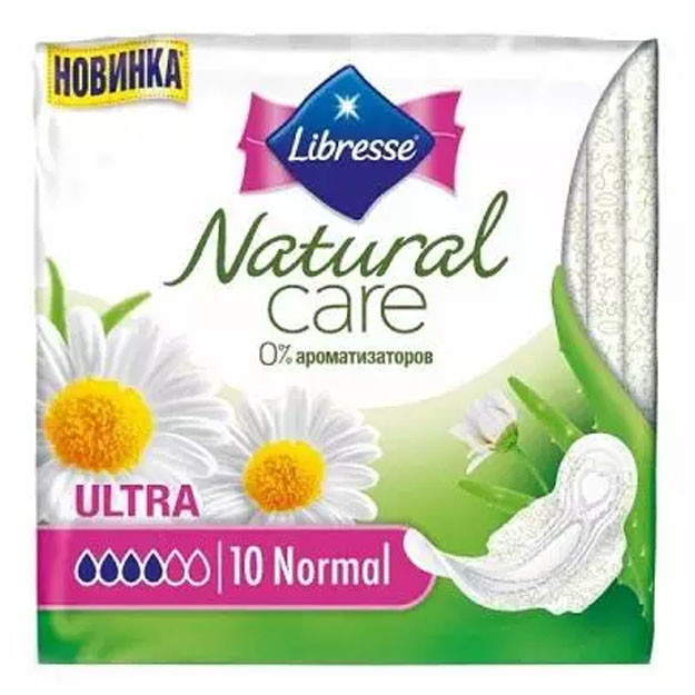 Ayollar uchun gigiena yostiqchalari LIBRESSE Nat.Care UltrNorm.w sw 20x10 RU  УТ-00004830