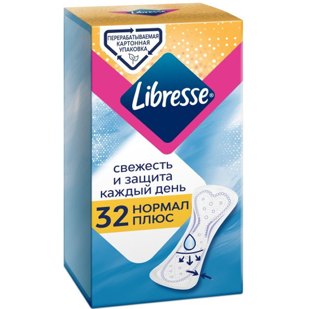 Гигиенические женские прокладки LIBRESSE Pl Normal Multi 15x32p Scent УТ-00004809
