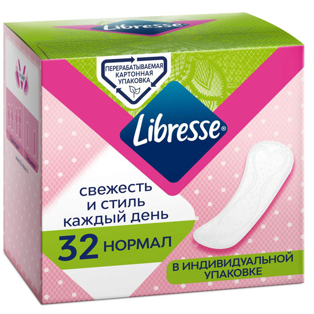 Гигиенические женские прокладки LIBRESSE Pl Normal Multi 15x32p УТ-00004811