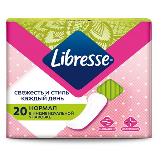 Ayollar uchun gigiena yostiqchalari LIBRESSE Pl so Slim ew 18x20p УТ-00004802