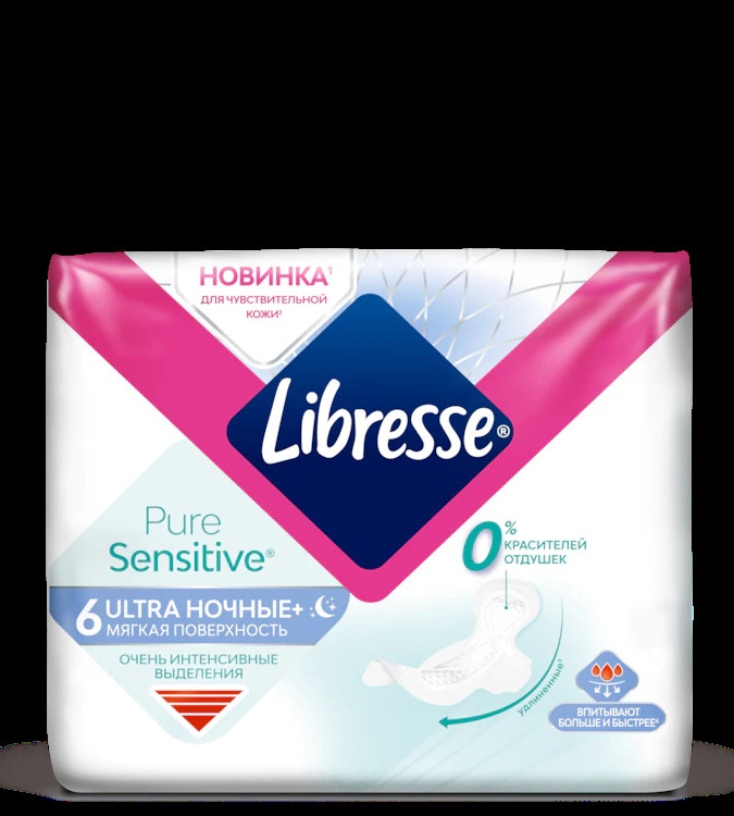 Ayollar uchun gigiena yostiqchalari LIBRESSE Ultra Night wing ew 12x10pcs УТ-00006691