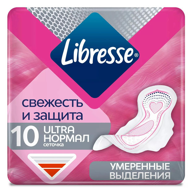 Ayollar uchun gigiena yostiqchalari LIBRESSE Ultra Normal w ew24x10p  УТ-00004833