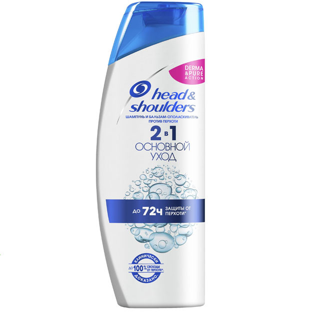 HEAD & SHOULDERS Shampoo 2 in 1 Anti-Dandruff Classic Clean normal hair 200 ml УТ-00003858