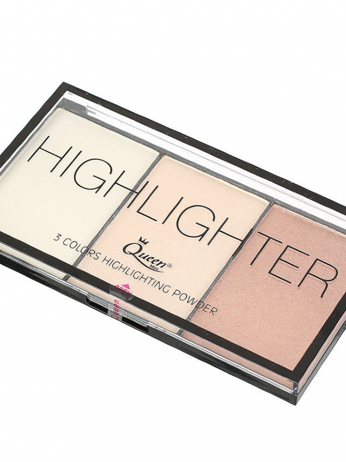 HIGHLIGHTER QUEN 3 colors highlighting powder 01   УТ-00006519