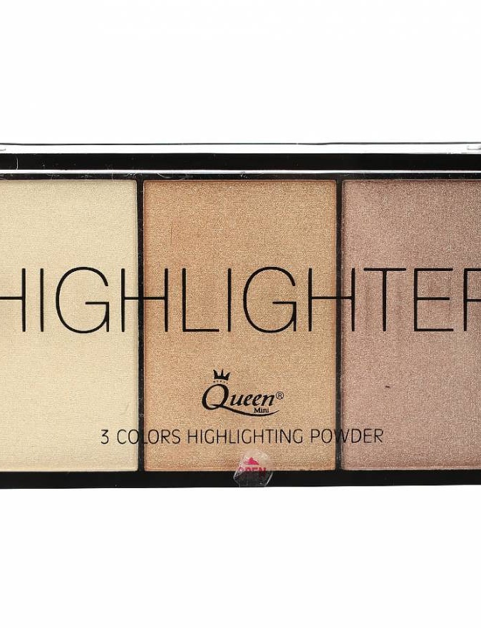 HIGHLIGHTER QUEN 3 colors highlighting powder 02  УТ-00006518