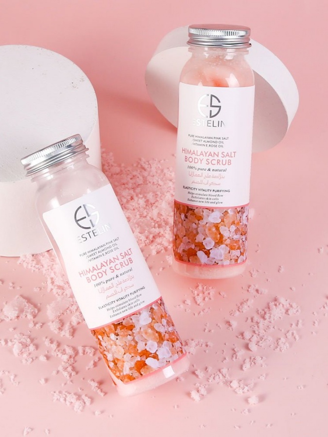 Himalayan salt body scrub Estelin 200gr ______ ES0003____/Dr.Rashel/KITAY UT-00006438