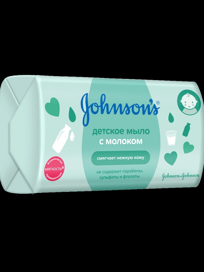 Johnson's® baby мыло с молоком 100 г УТ-00001038