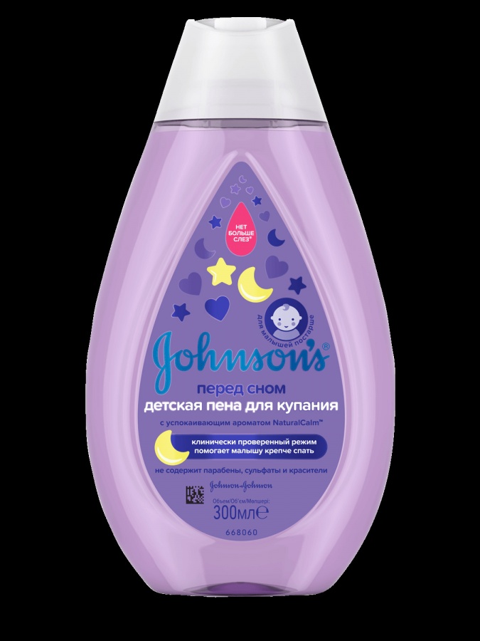 JOHNSON'S® Детская пена для купания «Перед сном» 300 мл УТ-00001043