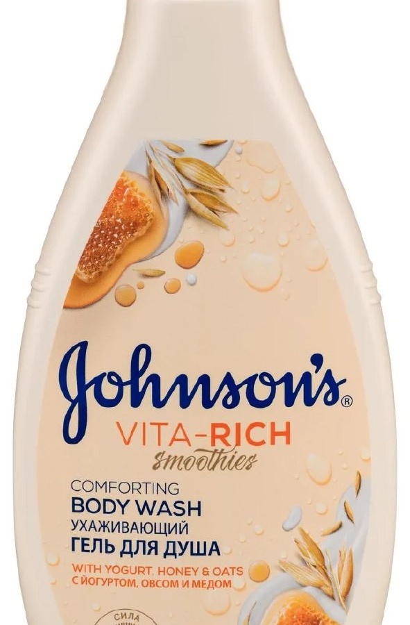 JOHNSON'S® Vita-Rich smoothie yogurt, jo'xori va Asal bilan dush Jeli g'amxo'rlik 250 ml УТ-00001053