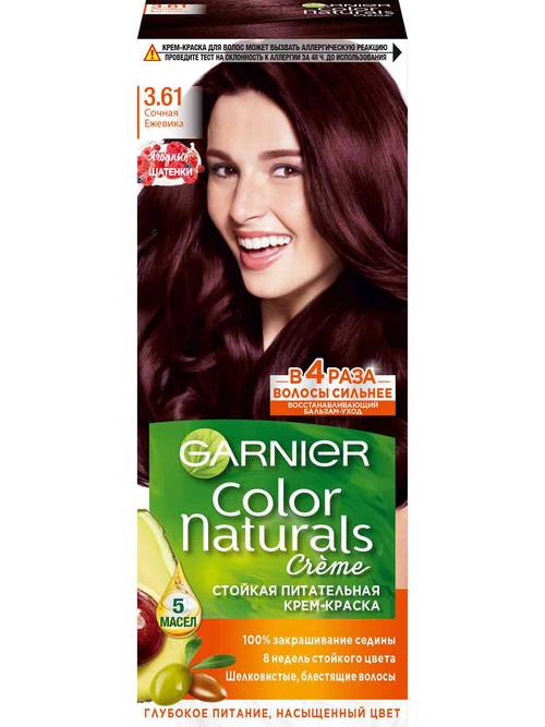 Краска для волос COLOR NATURALS 3,61 Сочная Ежевика УТ-00003963