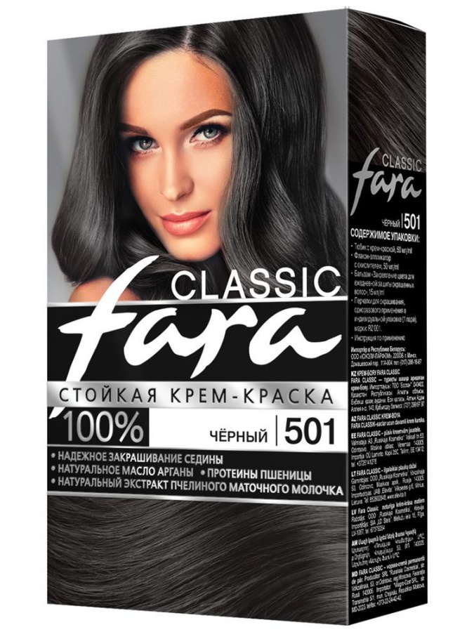 Кр.д/в FARA Classic 501 черный РОССИЯ УТ-00005209