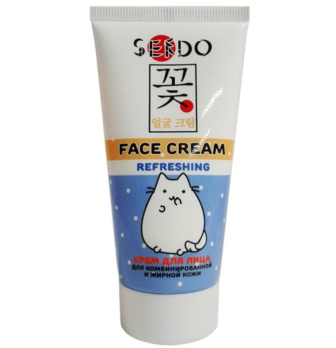 "Sendo" seriyali aralash va yog'li teri uchun yuz kremi, 50 ml УТ-00006759