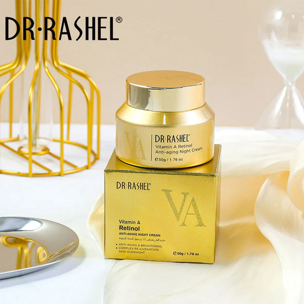 Крем для лица ночной с витамином А и ретинолом./Vitamin A Retinol anti-aging night, Арт.№DRL-1623 УТ-00005456