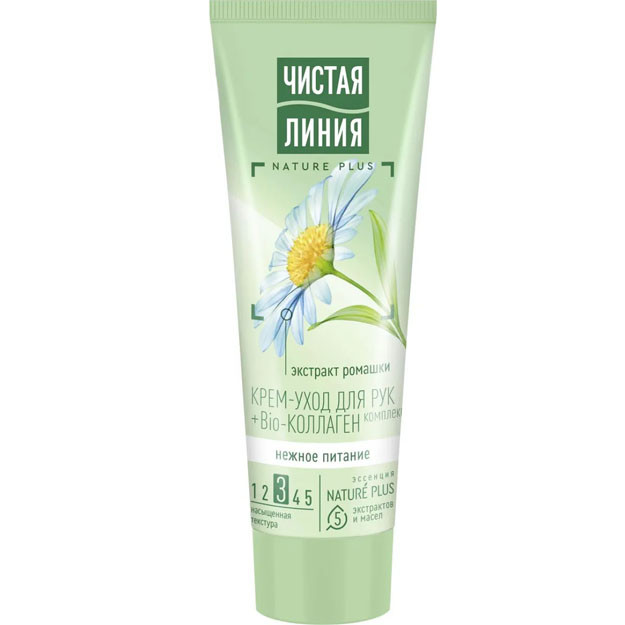 "Toza chiziq" qo'l kremi yumshoq ovqatlanish romashka 75 ml  УТ-00004634