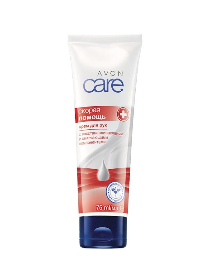 Qayta tiklovchi va yumshatuvchi komponentli qo'l kremi AVON Care seriyali tez yordam mashinasi, 75ml УТ-00000904