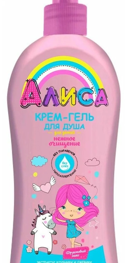 Крем-гель для душа для детей "Алиса" нежное очищение 350 мл. УТ-00006663