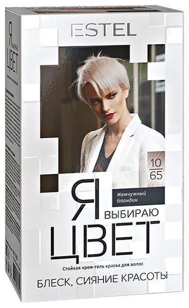 Krem jeli soch bo'yoqlari men ESTEL rangini tanlayman, ohang 10/65 marvarid sarg'ish, 145 ml. YAVTS10/65  УТ-00004277