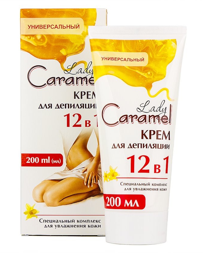 "Lady Caramel" 12V 1, 200ml depilatsiya kremi  УТ-00006001