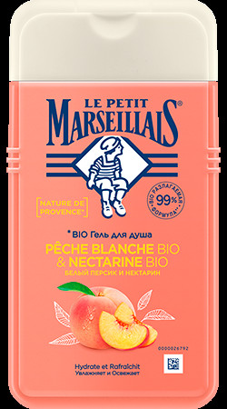 Le Petit Marseillais® Гель для душа «Белый персик УТ-00001009
