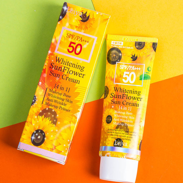 Leiya SPF 50+ крем Whitening Sun Flower70гр УТ-00002512