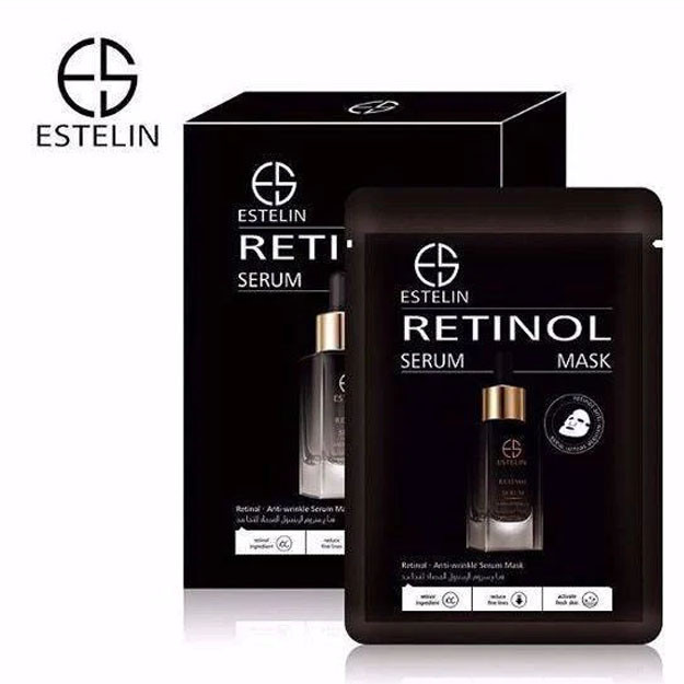 Retinol bilan ajinlarga qarshi yuz niqobi-25g*10pcs-Art.№ES0046  УТ-00005458