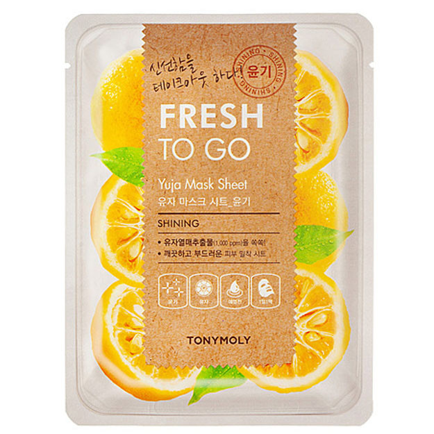 Yuzu sitrus ekstrakti bilan yuz niqobi./FRESH TO GO YUJA MASK SHEET 22gr УТ-00005469