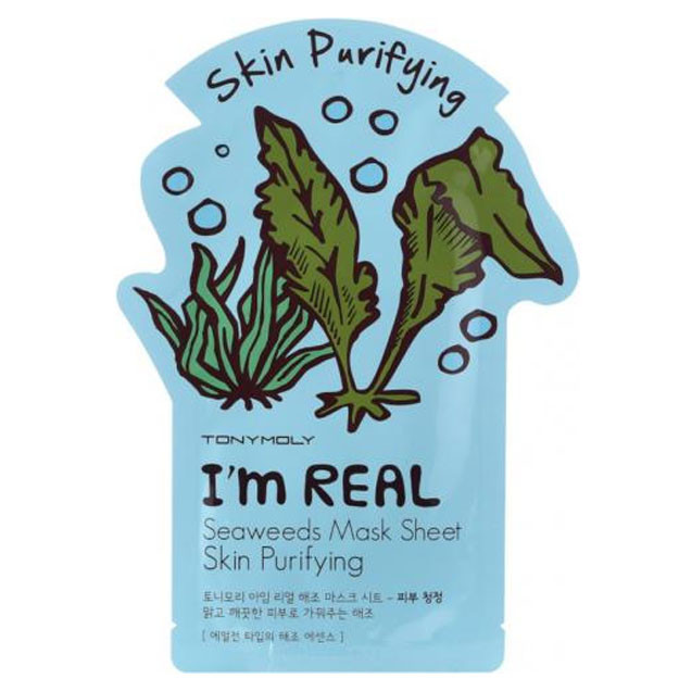 Dengiz o'tlari ekstrakti bilan yuz niqobi./I AM SEAWEEDS MASK SHEET - PURIFYING 21ml, УТ-00005465