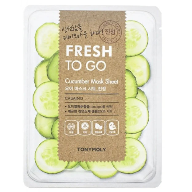 Bodring ekstrakti bilan yuz niqobi./FRESH TO GO CUCUMBER MASK SHEET 22gr УТ-00005466