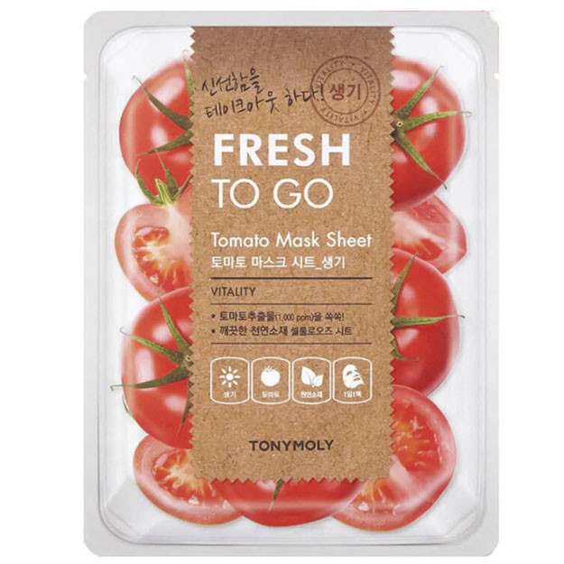 Маска для лица с экстрактом томата./FRESH TO GO TOMATO MASK SHEET 22gr УТ-00005468
