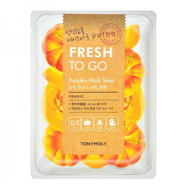 Qovoq ekstrakti bilan yuz niqobi./FRESH TO GO PUMPKIN MASK SHEET 22gr УТ-00006283