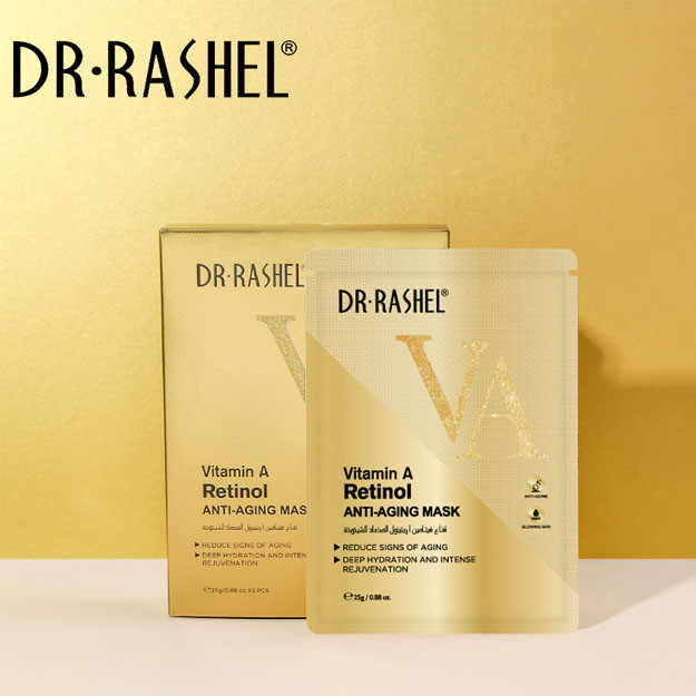 A vitamini va retinol bilan yuz niqobi./ Vitamin Retinolga Qarshi Qarishga Qarshi Niqob , Art.№DRL-1659 УТ-00004029