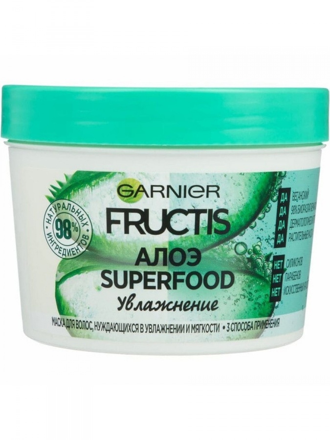 FRUCTIS aloe SUPERFOOD 390ml soch maskasi УТ-00000968