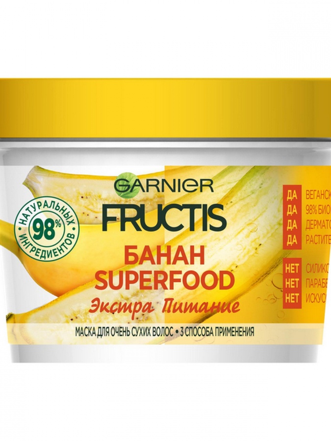 Маска для волос FRUCTIS БАНАН SUPERFOOD 390мл УТ-00000969