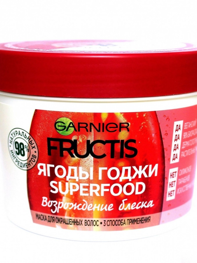 FRUCTIS Goji SUPERFOOD 390ml soch maskasi  УТ-00000971