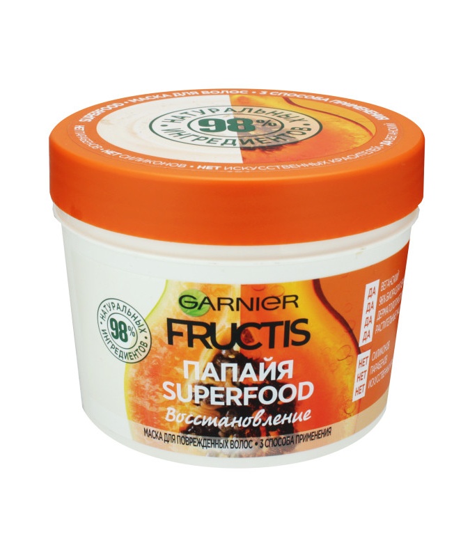 FRUCTIS papaya superfood 390ml soch maskasi  УТ-00000970
