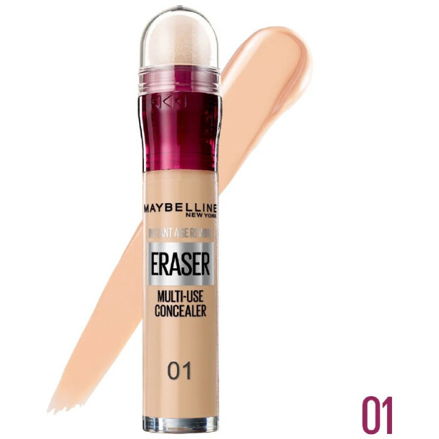 Maybelline Nyu-York ko'z atrofidagi terini yashiruvchi "ko'zni o'chiruvchi", soya 01 Fil suyagi, 6,8 m УТ-00001698
