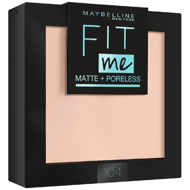 МБЛ Фит Ми пудра 104 светло-бежевый / FIT ME MAT&POREL.PWD NU 104 Soft Iv УТ-00001767