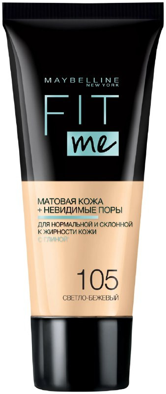МБЛ ФИТ МИ ТОН.КР 105 СВЕТ-БЕЖ / FIT ME FDT MATTE.TB.NUrus 105 Natur УТ-00001704