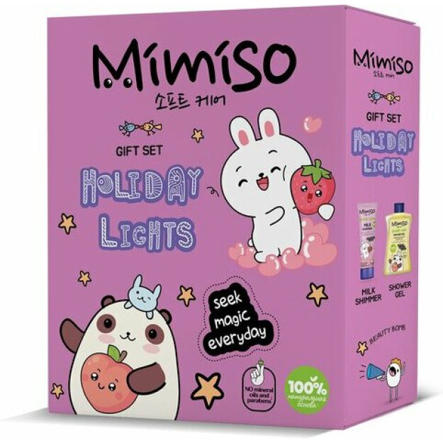 MIMISO HOLIDAY LIGTHS sovg'a to'plami dush Jeli 250ml + tana suti porlashi 100ml karton УТ-00002738