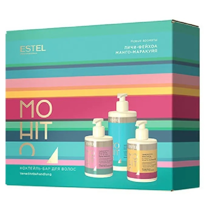 ESTEL MOHITO 2019 protsedura to'plami (shampun (435 ml), sarum (2 x 275 ml)) M / NP2  УТ-00006363