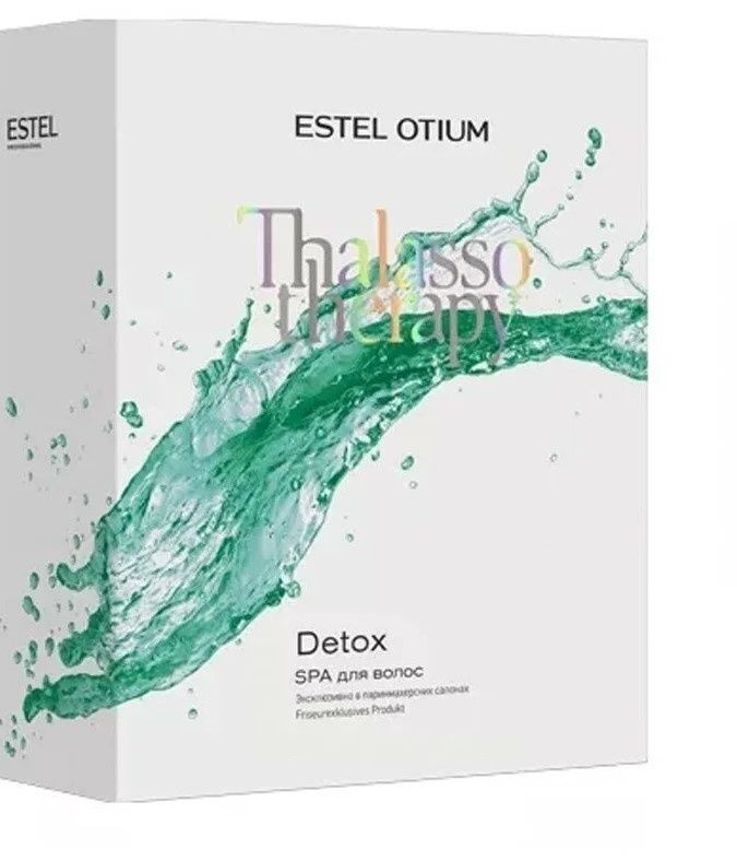 Набор для процедуры OTIUM THALASSO THERAPY DETOX (шампунь для волос (435 мл), маска-глина для волос УТ-00006383