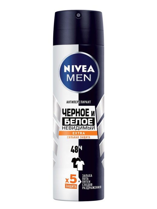 Nivea Антиперспирант "Черное и Белое.Невидимый MAX PROTECTION" марки "Nivea" 150 ml УТ-00006699